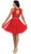 May Queen - Illusion Jewel Appliqued A-Line Cocktail Dress