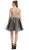 May Queen - MQ-1286 Strapless Appliqued Cocktail Dress