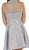 May Queen - Bedazzled Illusion Halter A-line Prom Dress