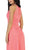 Crisscross Ruched Fitted Bridesmaid Dress