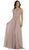 Crisscross Ruched Fitted Bridesmaid Dress
