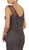 May Queen - Bedazzled Illusion Bateau Sheath Mother of the Bride Dress