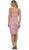 May Queen - Bedazzled Illusion Bateau Sheath Mother of the Bride Dress