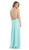 Rhinestone-Encrusted Sweetheart Empire Chiffon Evening Dress