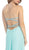 Rhinestone-Encrusted Sweetheart Empire Chiffon Evening Dress