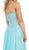 May Queen - Floral Applique Chiffon Evening Dress