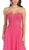 Illusion Paneled Strapless A-line Prom Dress
