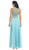 Chic Rhinestone A-Line Prom Dress with Cutout