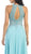 Chic Rhinestone A-Line Prom Dress with Cutout