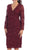 May Queen - Scalloped V-Neck Knee Length Lace Cocktail Dress