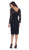 May Queen - Scalloped V-Neck Knee Length Lace Cocktail Dress