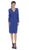 Scalloped V-Neck Knee Length Lace Cocktail Dress