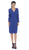May Queen - Scalloped V-Neck Knee Length Lace Cocktail Dress