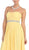 Strapless Sweetheart Rhinestone Chiffon Prom Dress