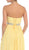 Strapless Sweetheart Rhinestone Chiffon Prom Dress