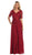 Scalloped V-neck A-line Mother of the Bride Dress