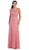 Sleeveless Floral Evening Dress