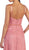 May Queen - Sleeveless Floral Evening Dress in Pink