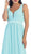 May Queen - MQ1225B Sleeveless Plunging Interweaved Prom Gown