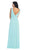 May Queen - MQ1225B Sleeveless Plunging Interweaved Prom Gown