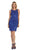 May Queen - Soutache Lace Illusion Bateau Sheath Cocktail Dress
