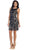 May Queen - Soutache Lace Illusion Bateau Sheath Cocktail Dress
