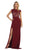 Elegant Laced Illusion Neck Long Evening Dress