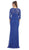 Laced Illusion Bateau Peplum Evening Dress