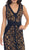 Sleeveless V-Neck Lace Evening Gown