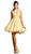 Beaded Floral A Line Cocktail Dress