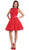 May Queen - Beaded Floral A Line Cocktail Dress