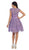 Beaded Floral Cocktail Dress