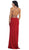 May Queen - Crisscrossed Cutout Jeweled Sheath Prom Gown