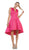 Charming V-Neck High Low Satin Short Formal Dress