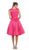 Charming V-Neck High Low Satin Short Formal Dress