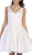 Charming V-Neck and Back A-Line Homecoming Dress