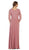 May Queen - MQ1279 Exquisite Lace Quarter Sleeve Long Evening Gown