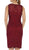 May Queen - Knee Length Embroidered V-Neck Cocktail Dress