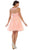May Queen - Floral Applique A Line Cocktail Dress