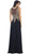May Queen - MQ1432B Embellished Illusion Scoop A-line Prom Dress