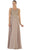 May Queen - MQ1432B Embellished Illusion Scoop A-line Prom Dress