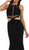 Illusion Paneled Cutout Sheath Long Prom Gown