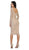 Lace Long Sleeve Bateau Sheath Cocktail Dress