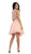 Two-Piece Ornate Jewel Textured Cocktail Dress
