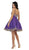 Gilded Lace Applique Mikado Cocktail Dress