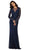 Embellished Sheer Jewel Sheath Evening Dress