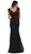 Cap Sleeve Illusion Bateau Sheath Mother of the Bride Dress