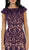 Lace Bateau Sheath Cocktail Dress