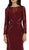 Paneled Sheer Lace Sheath Long Evening Gown