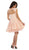 Cap Sleeve Floral Tulle Cocktail Dress